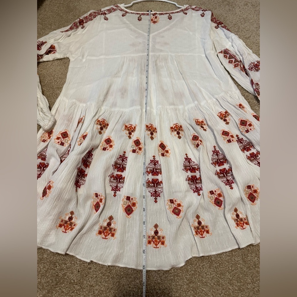 Free People Arianna Tunic in Ivory Size M - Picture 11 of 11